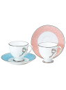 NARUMI 【公式】フェリシータ! コーヒーカップ&ソーサー 210cc 2人用 ナルミ 食器・調理器具・キッチン用品 グラス・マグカップ・タンブラー ブルー【送料無料】