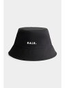 【SALE/30%OFF】BALR. Logo Bucket Hat ボーラー 帽子 ハット ブラック【RBA_E】【送料無料】