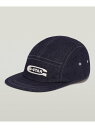 G-Star RAW 【公式ショップ】FLAT BRIM 5 PANEL CAP/ロゴフラットブリム5パネルデニムキャップ ジースターロゥ 帽子 キャップ ブル...