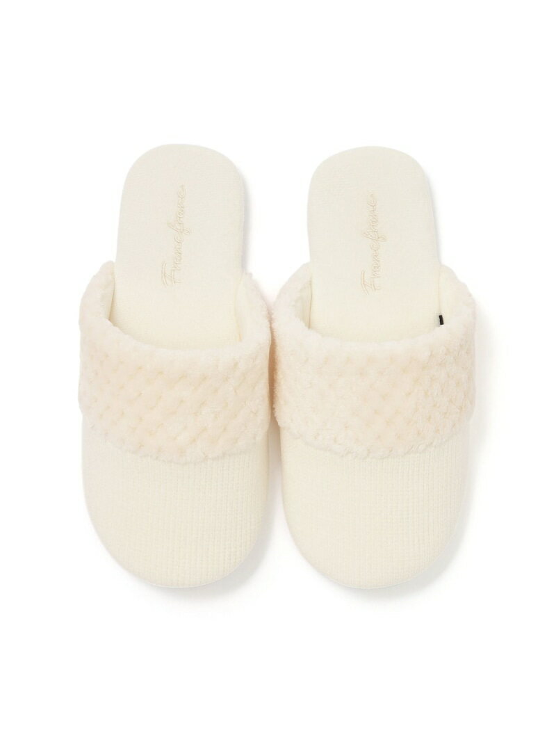 Francfranc ウォームフリース ルームシューズ アイボリー フランフラン 靴下・レッグウェア その他の靴..
