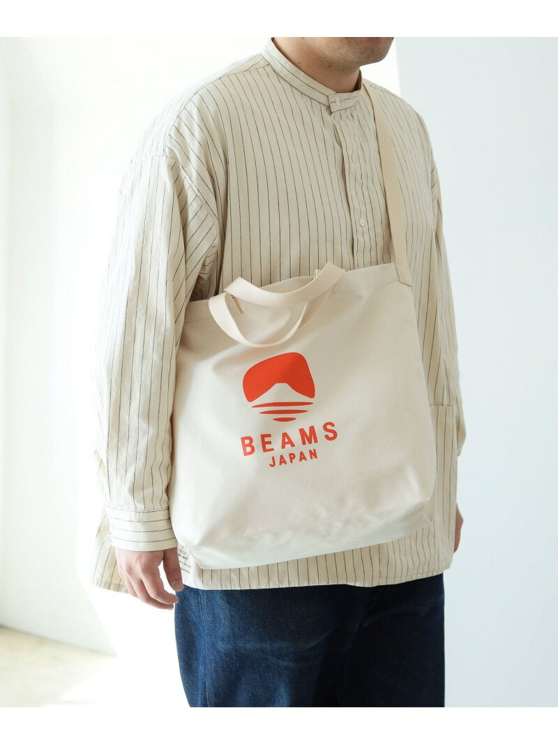 BEAMS JAPAN evergreen works * BEAMS JAPAN / 別注 ビームス ジャパン ロゴ 2WAY トートバッグ ビームス ジャパン バッグ その他のバッグ オレンジ【送料無料】