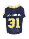 AVIREX 《DOG WEAR》メッシュフットボールTEE アヴィレックス ペット用品 ペットウェア・ペット服 レッド ネイビー【送料無料】