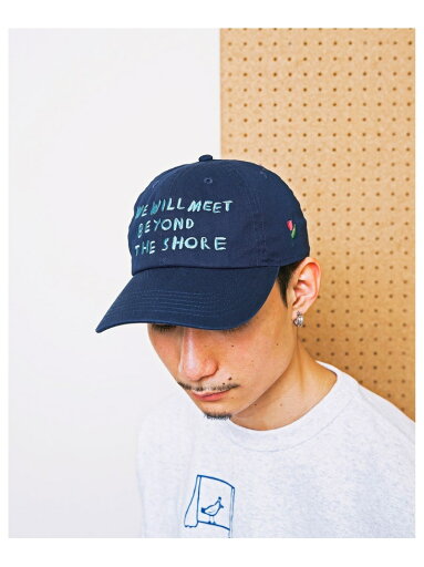 BEAMS T Shiomi Wada / Cap ビームスT 帽子 キャップ ネイビー【送料無料】 BEAMS T Shiomi Wada / Cap ビームスT 帽子 キャップ ネイビー【送料無料】