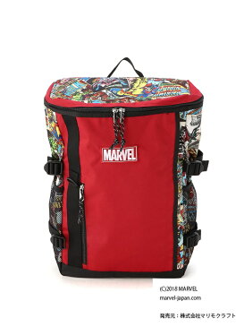 MARVEL MARVEL/MARVEL マーベル リュック リュックサック デイパック アヴェンチュラ バッグ リュック/バックパック ブラック レッド【送料無料】