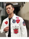 AVIREX gbvK fjWPbg/TOP GUN DENIM JACKET/TYPE BLUE/^Cvu[ ABbNX WPbgEAE^[ u]EWp[ zCg u[yz