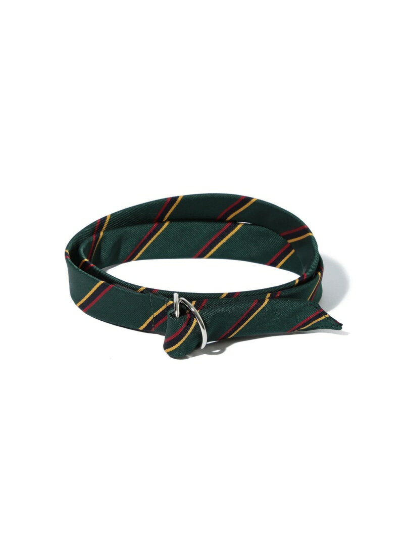 BEAMS PLUS Double Ring Ribbon Belt ビームス メン ファッション雑貨 ベルト グリーン ネイビー【送料無料】
