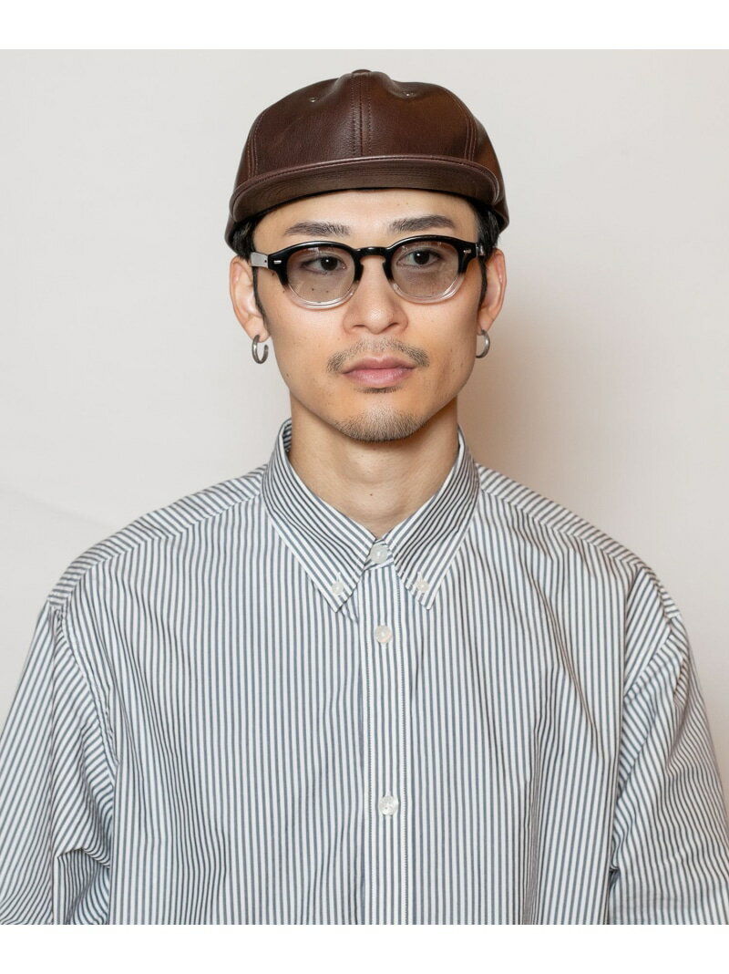 CA4LA W COW LEATHER CAP カシラ 帽子 キャップ ブラウン ブラック【送料無料】