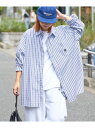 CIAOPANIC TYPY 【PATTIPATTI】ユニセックスオーバーシャツ チャオパニックティピー トップス シャツ・ブラウス ネイビー ブルー ホワイト【送料無料】