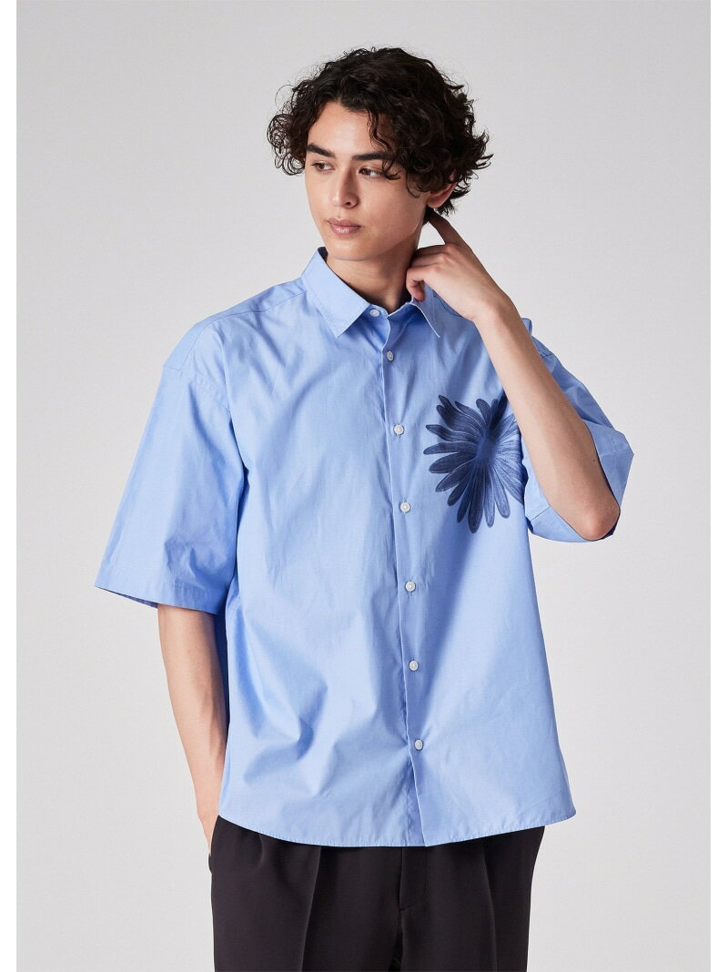 PS Paul Smith "Margaret" 半袖シャツ ポール・スミス トップス シャツ・ブラウス ブルー ホワイト ネイビー【送料無料】のサムネイル