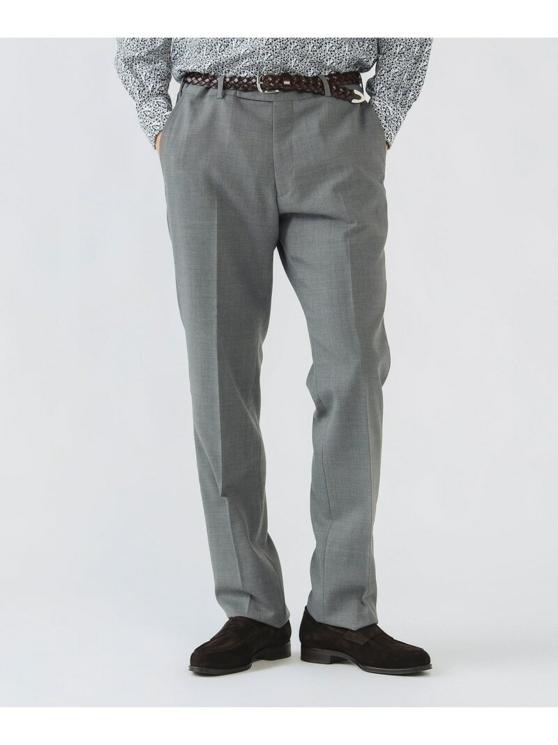 BEAMS HEART MEN サージ ノープリーツ スラックス 25AW ビームス ハート パンツ その他のパンツ グレー【送料無料】