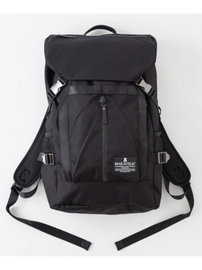 マキャベリック リュック メンズ MAKAVELIC DOUBLE LINE 2 BACKPACK / バックパック / リュックサック マキャベリック バッグ リュック・バックパック ブラック【送料無料】