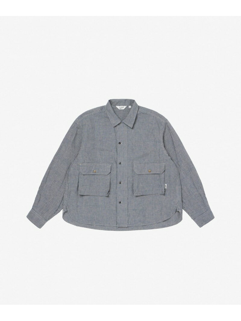 【SALE／30%OFF】WOOLRICH 【SALE】リネン キャンプ カラー チェックシャツ ウールリッチ トップス シャツ・ブラウス ベージュ ホワイト【RBA_E】【送料無料】