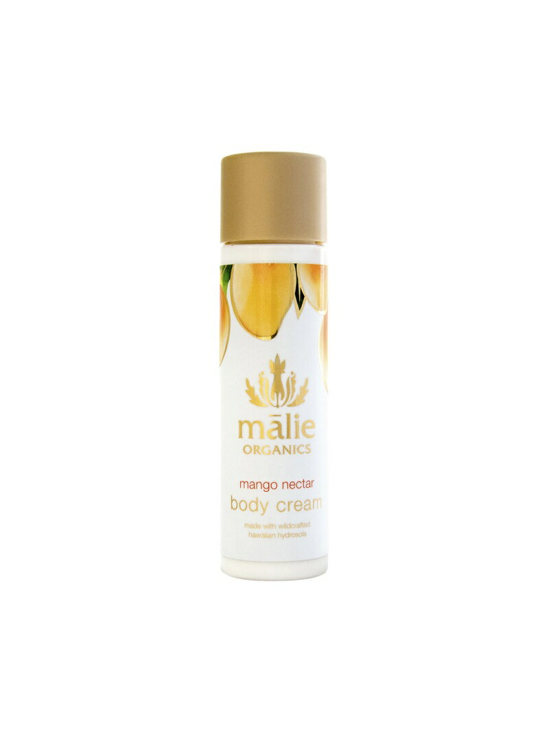 Malie Organics（マリエオーガ二クス）(公式)Body Cream Travel Mango Nectarお肌に潤いを与えてくれる、リッチな使い心地のボディクリーム。オーガニックココナッツや、マカダミアナッツオイル、ビタミンとオ...