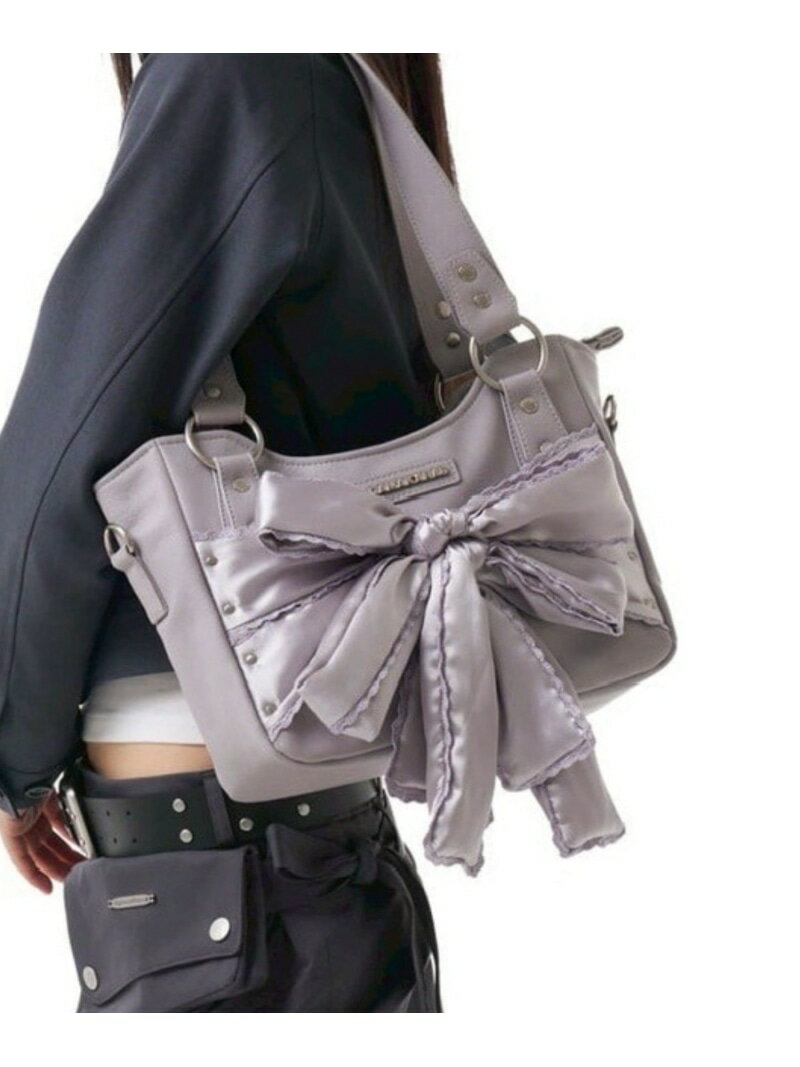 IUGAMAKARAS 【IUGAMAKARAS】Laced Ribbon Leather Shoulder Bag ネバーマインドザエックスユー／チカ..