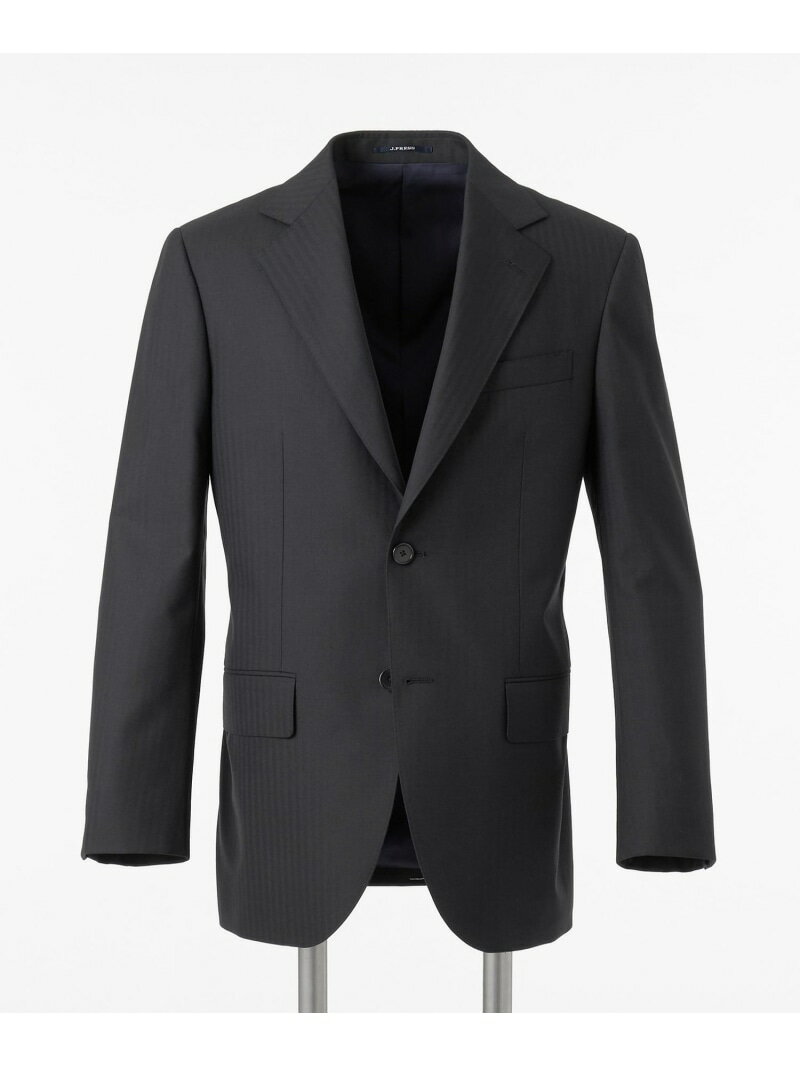 J.PRESS 【JAPAN CRAFT CLOTH】シャドーヘリンボーン スーツ/総裏 ジェイプレス スーツ・フォーマル セットアップスーツ ネイビー【送料無料】