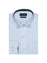 【SALE/37%OFF】BRICK HOUSE by Tokyo Shirts 【超形態安定】 ワイドカラー 長袖 ワイシャツ トーキョーシャツ スーツ・フォーマル Yシャツ・カッターシャツ ブルー【RBA_E】(4)