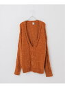B.C STOCK 《予約》【Deux Allures/ドゥ アリュール】モールケーブルニット ベーセーストック トップス ニット ネイビー グリーン オレンジ【先行予約】*【送料無料】