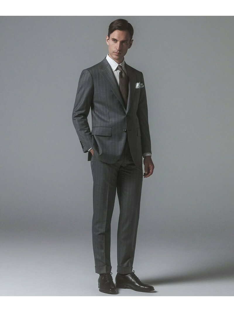 【SALE/20%OFF】GOTAIRIKU 【CANONICO/カノニコ】 リベンジ 150's 通年スーツ(グレー×ストライプ) ゴタイリク スーツ・フォー...