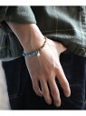 MR.OLIVE Triple Part Beads -Sky-(ビーズ ブレスレット) ミスターオリーブ アクセサリー・腕時計 ブレスレット・バングル ブルー...