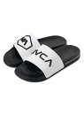 SELECT BRANDS RVCA/ルーカ SHOWER SLIDE サンダル ジャックローズ シューズ・靴 サンダル ブラック【送料無料】