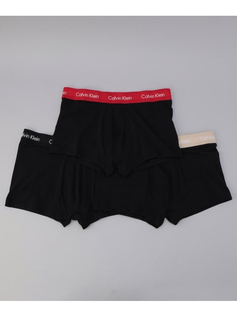 Calvin Klein Underwear 販路限定 TRUNK 3PK / LOW RISE TRUNK 3PK / U2664 フリークスストア インナー・ルームウェア その他のインナー・ルームウェア レッド ネイビー【送料無料】