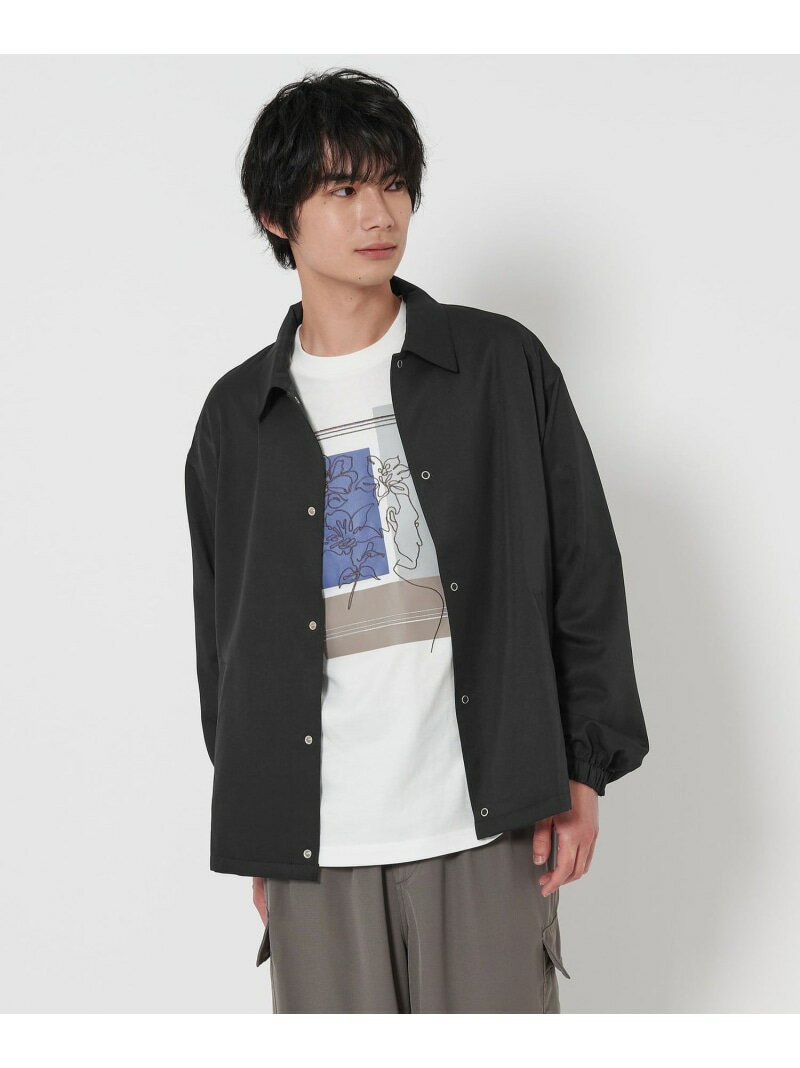 【SALE／30%OFF】a day in the life クールファイバー ツイル コーチジャケット-吸水速乾・ウォッシャブル-＜A DAY IN THE LIFE＞ ユナイテッドアローズ アウトレット ジャケット・アウター その他のジャケット・アウター ブラック ネイビー【RBA_E】【送料無料】