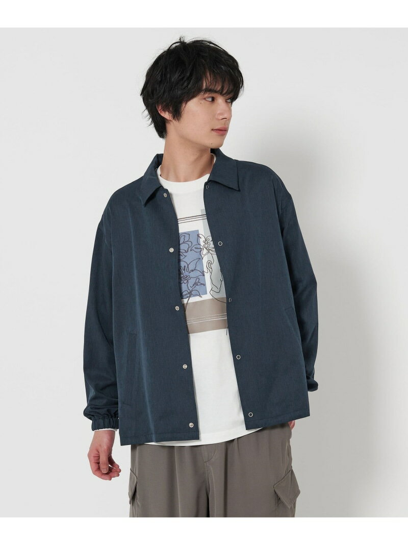 【SALE／30%OFF】a day in the life クールファイバー ツイル コーチジャケット-吸水速乾・ウォッシャブル-＜A DAY IN THE LIFE＞ ユナイテッドアローズ アウトレット ジャケット・アウター その他のジャケット・アウター ブラック ネイビー【RBA_E】【送料無料】