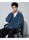 【SALE/16%OFF】WEGO MEN'S フェザーカーディガン ウィゴー トップス ニット ブラック グレー ホワイト ブルー【RBA_E】