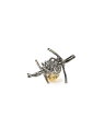 International Gallery BEAMS Malcolm Guerre / 別注 バーベッドワイヤ- タックピン ビームス メン アクセサリー・腕...