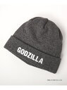 CA4LA GODZILLA|CA4LA LOGO KNIT CAP カシラ 帽子 ニット帽・ビーニー ブラック【送料無料】