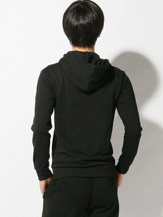 【SALE/40%OFF】Calvin Klein Underwear (M) カルバン クライン MONOGRAM フルジップ スウェット パーカー カルバン・クライン カットソー パーカー ブラック グレー【RBA_E】【送料無料】