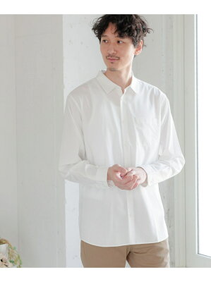 【SALE/34%OFF】GLOBAL WORK (M)サラサマ/イージーケアシャツ グローバルワーク トップス シャツ・ブラウス ホワイト ブラック グレー グリーン ネイビー【RBA_E】