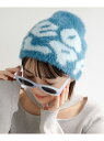 【SALE/33%OFF】WEGO MEN'S シャギーロゴニットワッチ ウィゴー 帽子 ニット帽・ビーニー ブルー ブラック ピンク【RBA_E】