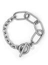 LHME 【LHME】Momentミックスチェーンブレスレット/オーバル*アズキ ライオンハート アクセサリー・腕時計 ブレスレット・バングル シルバー【送料無料】