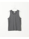 【SALE/30%OFF】B.C STOCK 【Deux Allures/ドゥ アリュール】テレコタンク ベーセーストック トップス ノースリーブ・タンクトップ グレー ネイビー ブルー【RBA_E】