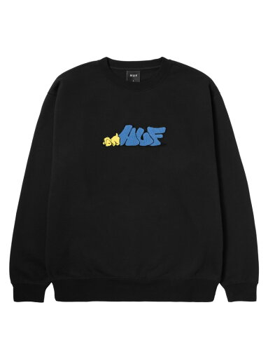 HUF DOG SENSE CREWNECK / HUF ハフ スウェット ハフ トップス スウェット・トレーナー グレー ベージュ ブラック【送料無料】 HUF DOG SENSE CREWNECK / HUF ハフ スウェット ハフ トップス スウェット・トレーナー グレー ベージュ ブラック【送料無料】