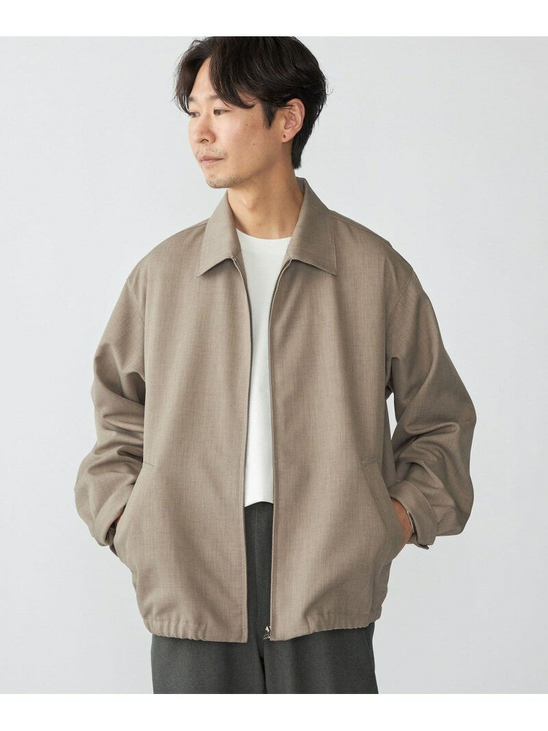 【予約商品について】 ※「先行予約販売中」「予約販売中」をご注文の際は予約商品についてをご確認ください。■重要なお知らせ※ 当店では、ギフト配送サービス及びラッピングサービスを行っておりません。ラッピング・ギフト配送について同時に複数の商品を注文された場合メーカー希望小売価格についてご利用ガイドSHIPS（シップス）SHIPS: ウール ライク ポリエステル ジップ ブルゾンシンプルで着回し力のあるユースフルなジップブルゾン【素材特性】梳毛調のポリエステルを高密度に打ち込むことで、ハリコシ感を表現。つや感がありシワになりにくく、ナチュラルな見え方が特徴です。【デザイン】シャープな雰囲気が漂うすっきりとしたジップアップ仕様。シンプルだからこそ、着用した際のきれいなシルエットにこだわりました。裏地がないので、さらっと軽やかに着用していただけます。【スタイリング】クルーネックやVネックカットソーはもちろん、バンドカラーシャツとも相性抜群。カジュアルから上品なスタイリングまで、幅広いテイストにマッチする一着です。【注意事項】※末永く愛用頂く為に、アテンションタグ・洗濯ネームを必ずご確認の上、着用又はお取り扱いください。※撮影環境による光の当たり具合やパソコン・スマートフォンなどの閲覧環境によって、実際の色味と異なって見える場合があります。　商品の色味は商品単体で撮影した画像をご参照ください。※画像の商品はサンプルです。　実際の商品と仕様、加工、サイズが若干異なる場合がございます。グレー：177cm着用サイズ：LARGEベージュ：177cm着用サイズ：LARGEネイビー：177cm着用サイズ：LARGE型番：114011954-21-93 NX7411【採寸】サイズ着丈肩幅身幅そで丈SMALL67cm49cm59cm59.5cmMEDIUM69cm50.5cm61.5cm60.5cmLARGE71cm52cm64cm61.5cm商品のサイズについて【商品詳細】中国素材：ポリエステル100%サイズ：SMALL、MEDIUM、LARGE※画面上と実物では多少色具合が異なって見える場合もございます。ご了承ください。商品のカラーについてこの商品はセール商品のため返品・交換対象外です詳細はこちら &gt;&gt;