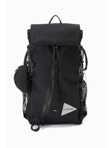 and wander reflective rip 30L backpack アンドワンダー バッグ その他のバッグ ブラック【送料無料】