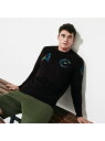 LACOSTE セパレートネームワッペンクルーネックスウェット ラコステ カットソー スウェット【送料無料】
