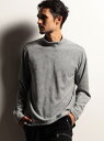 NICOLE CLUB FOR MEN 【RIELABO】迷彩ジャカード起毛 モックネックプルオーバー ニコル トップス その他のトップス ベージュ ブラック グレー【送料無料】