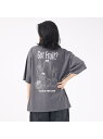 ABAHOUSE LASTWORD 【FRUIT OF THE LOOM/フルーツ オブ ザ ルーム】SESAME アバハウス トップス カットソー・Tシャツ ブラック ブルー【送料無料】