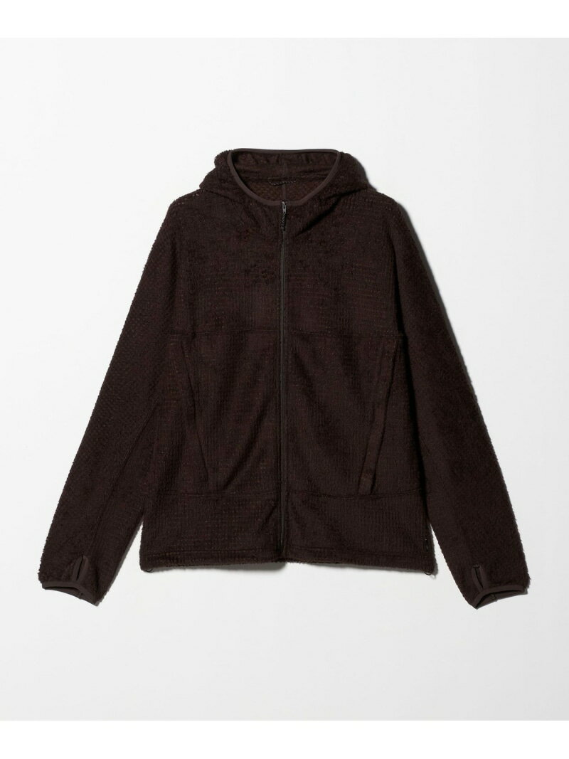 【SALE／10%OFF】BEAUTY&YOUTH UNITED ARROWS ＜koti BEAUTY&YOUTH＞ポーラテック アルファドライ ジップ フーディ ビューティー＆ユース　ユナイテッドアローズ トップス スウェット・トレーナー ブラウン ブラック【RBA_E】【送料無料】