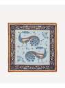 LIBERTY ピーコック・パラダイス 45x45 シルク ツイル スカーフ リバティ ファッション雑貨 スカーフ・バンダナ ピンク ネイビー【先行予約】*【送...