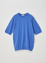 ジョンスメドレー JOHN SMEDLEY Crew neck T-shirt ｜ S4633 ｜ 30G ジョンスメドレー トップス ニット ブルー【送料無料】