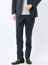 【SALE/10%OFF】m.f.editorial サッカーストライプ レギュラーフィット ノータックパンツ(セットアップ可能) タカキュー スーツ・フォーマ...