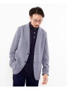 【SALE/50%OFF】MEN'S MELROSE リランチェカノコカットジャケット メンズメルローズ ジャケット・アウター テーラードジャケット・ブレザー ネイビー ベージュ ブルー【RBA_E】【送料無料】