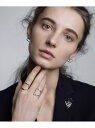 IRIS47 IRIS 47/curving ring フォブ アクセサリー・腕時計 リング・指輪 ゴールド シルバー【先行予約】*【送料無料】