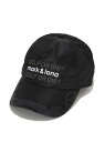 MARK & LONA Halo Glossy Twill Cap | MEN and WOMEN マークアンドロナ 帽子 キャップ ブラック ベージュ【送料無...