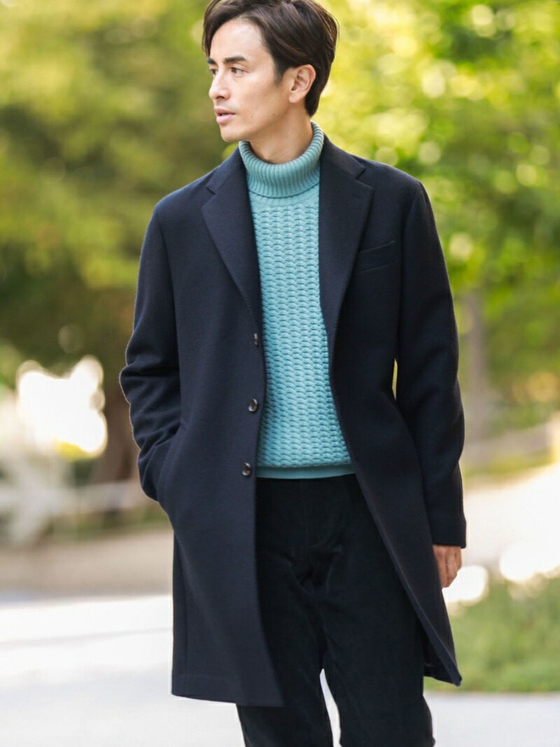 Stuart Paul Stuart Paul メンズ ポール スチュアート Stuart コート ジャケット オールラウンドウールカルゼチェスター コート コート ジャケット Sale 22 Off ポール スチュアート チェスターコート ネイビー Rba E 送料無料 Rakuten Fashion Men