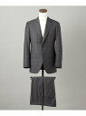 GOTAIRIKU 【Loro Piana Fabric】365 通年スーツ(グレーー×格子) ゴタイリク スーツ・フォーマル セットアップスーツ グレー【送料無料】(4)